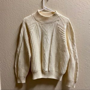 Vintage cream color knit sweater